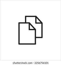 paper vector line new icon