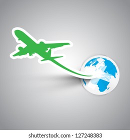 Paper vector planes and Earth