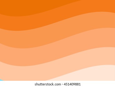 paper waves, vector illustration