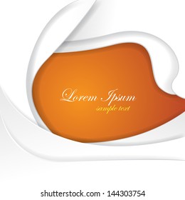 Paper Wavy Background - Vector Illustration, Graphic Design Editable For Your Design