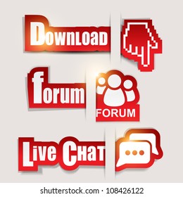 Paper website elements: "Download", "Forum", "Live Chat"
