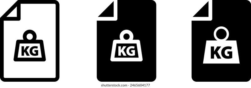 Paper weight icon , vector illustration