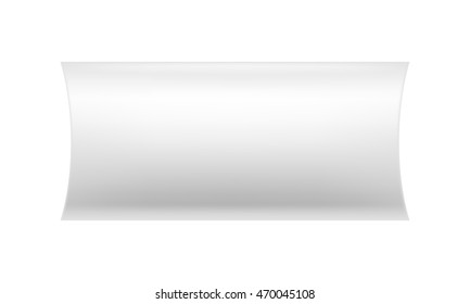 Paper white box mock-up template. Good for packaging design. Vector illustration.