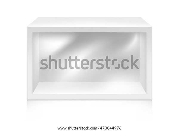 Download Paper White Box Window Mockup Template Stock Vector ...