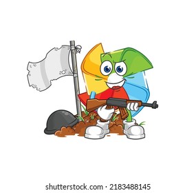the paper windmill give gifts mascot. cartoon vector