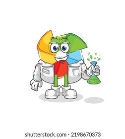 el vector de los héroes del molino de viento del papel. personaje de caricatura