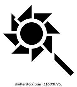 
Paper windmill icon design
