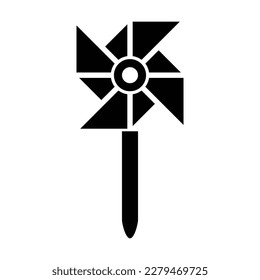 paper windmill icon, paper vector, windmill illustration