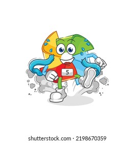 the paper windmill king vector. cartoon character