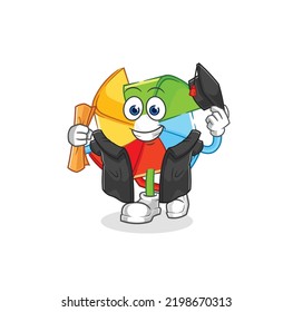 the paper windmill oculist cartoon. cartoon mascot vector