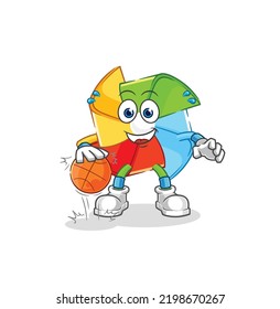 the paper windmill teacher vector. cartoon character