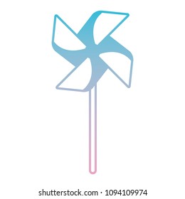 paper windmill toy icon