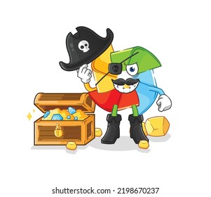 the paper windmill young boy character cartoon