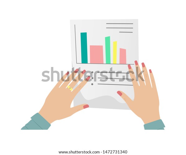 Paper Work Tax Return Questionnaire Womens Stock Vector (Royalty Free