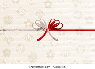 Paper wrapping celebration Japanese paper background