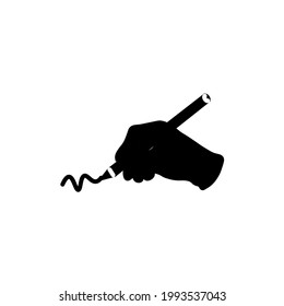 paper writing vector type icon