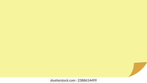 paper, yellow, turn over, eye-catching image, background