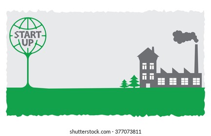 Paper for your text and start up icon