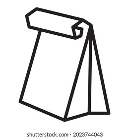 Paperbag Shopping Bag Fashion Bag Vector Design Icon