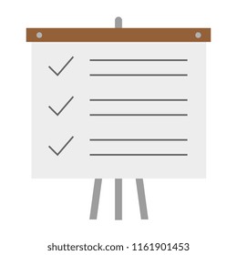 paperboard training isolated icon