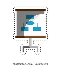 paperboard training isolated icon