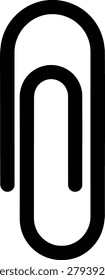 Paperclip Attachment Icon for Documents Office and File Management