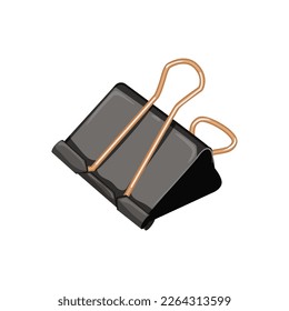 paperclip binder clip cartoon. paperclip binder clip sign. isolated symbol vector illustration