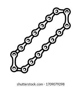 paperclip of chain icon vector
