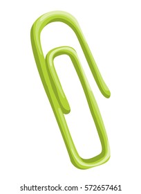Paperclip green