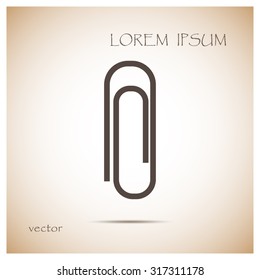 paperclip icon,