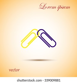 paperclip icon,