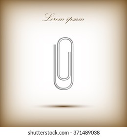 paperclip icon,
