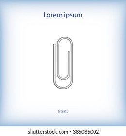 paperclip icon,