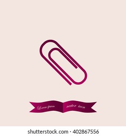 paperclip icon,