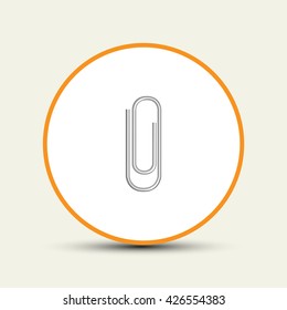 paperclip icon,