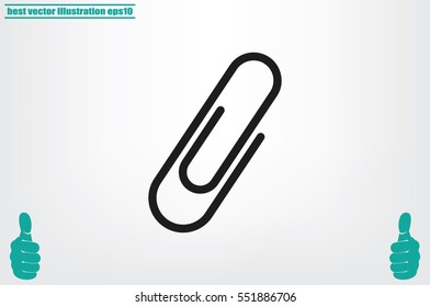 Paperclip Icon.