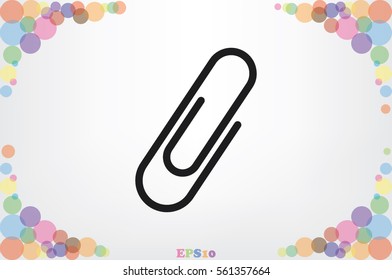 Paperclip Icon.