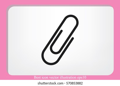 Paperclip Icon.