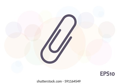 Paperclip Icon.