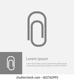 paperclip icon,