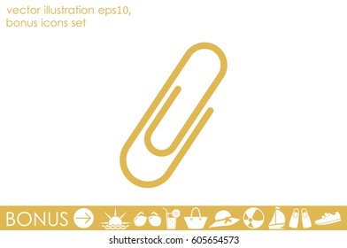 Paperclip Icon.