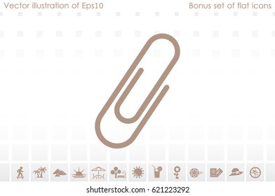 Paperclip Icon.