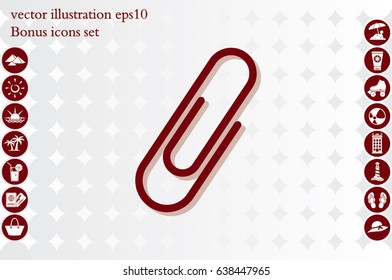 Paperclip Icon.