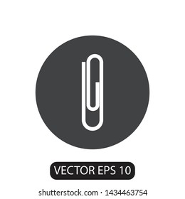 paperclip icon design, vector eps10