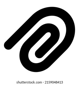 paperclip icon design, vector illustration, best used for presentations