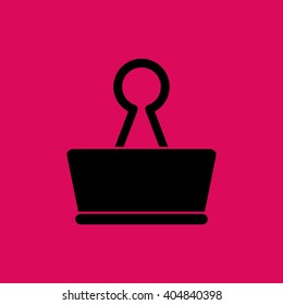 Paperclip Icon. Eps-10.