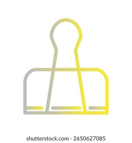 Icono de clip ilustración Plantilla de diseño de Vector 