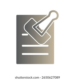 Icono de clip ilustración Plantilla de diseño de Vector 