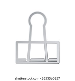 Paperclip icon illustration vector design template 