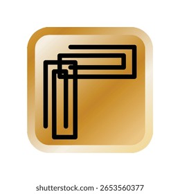Icono de clip ilustración Plantilla de diseño de Vector 